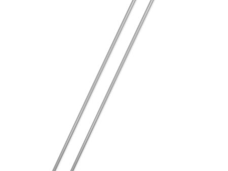 UNIQUE KNITTING Single Point Knitting Needles 30cm (12 ) Aluminum - 4.5mm US 7 Supply