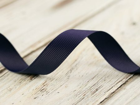 16mm Grosgrain Ribbon - Navy Online now