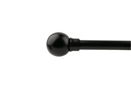 Globe - 28 mm Metal rod set - Black Hot on Sale