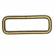 UNIQUE SEWING Rectangle Rings - 38mm (1½ ) - Antique Gold - 4 pcs. For Cheap