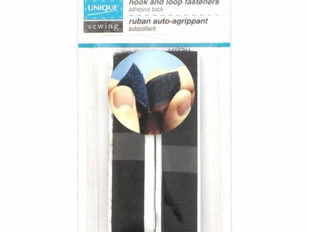 UNIQUE SEWING Self-Gripping Fastener Strip - 25cm (10 ) - Black For Cheap