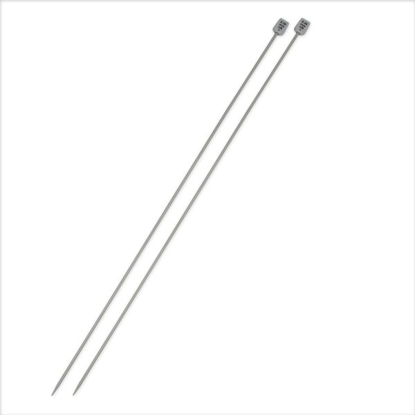 UNIQUE KNITTING Single Point Knitting Needles 35cm (14 ) Aluminum - 2.25mm  US 1 Cheap