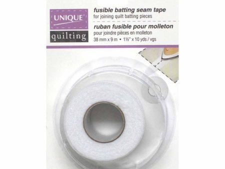 UNIQUE QUILTING Fusible Batting Seam Tape - 38mm x 9m (1½  x 10yds) Cheap