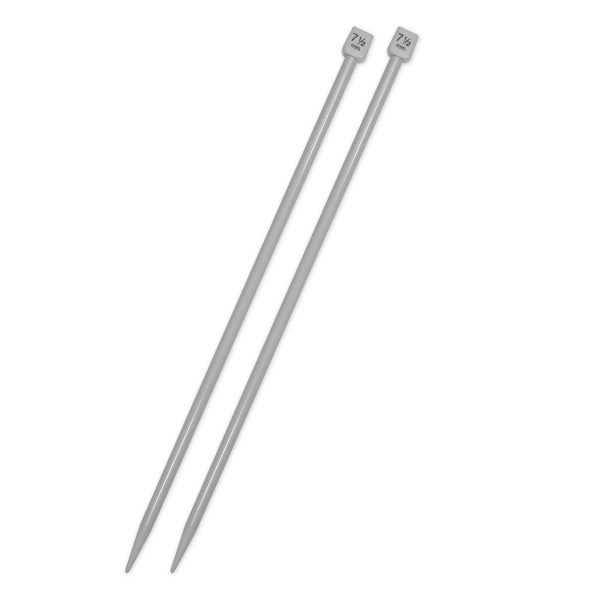 UNIQUE KNITTING Single Point Knitting Needles 35cm (14 ) Plastic - 7.5mm Online Hot Sale