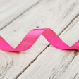 16mm Double Faced Satin Ribbon - Bright Pink For Cheap