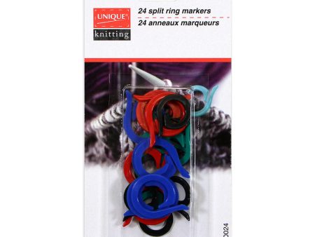 UNIQUE KNITTING Split Ring Markers - 24pcs. Online now