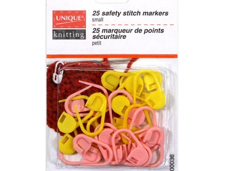 UNIQUE KNITTING Small Safety Stitch Markers - 25pcs. Online now