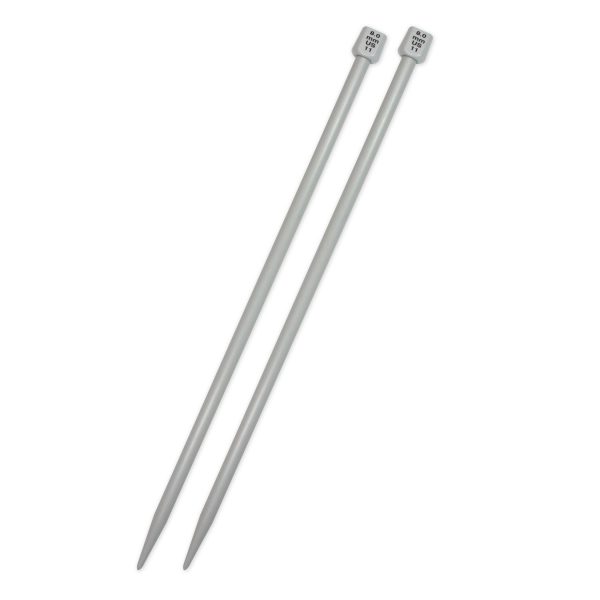 UNIQUE KNITTING Single Point Knitting Needles 35cm (14 ) Plastic - 8mm US 11 Online Hot Sale