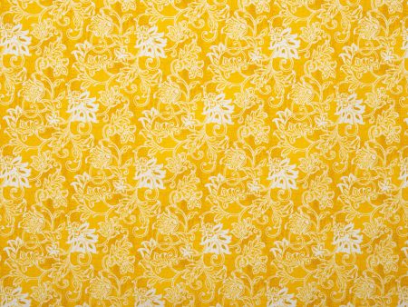 Printed Cotton - BELLE - Arabesque - Gold Online Sale