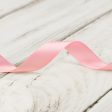 16mm Double Faced Satin Ribbon - Light Pink Cheap