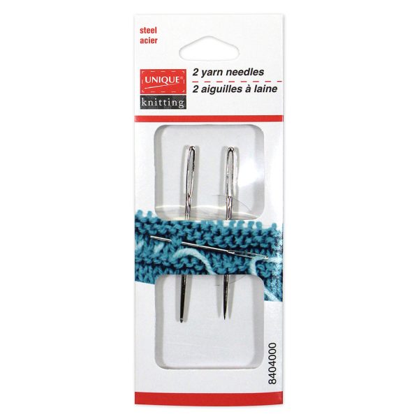 UNIQUE KNITTING Wool Needles - Steel - 2 pcs. Online now