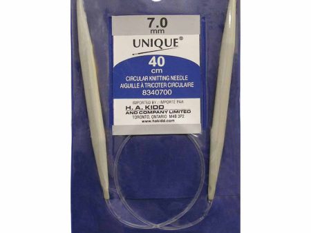 UNIQUE KNITTING Circular Knitting Needles 40cm (16 ) Aluminum - 7mm For Discount