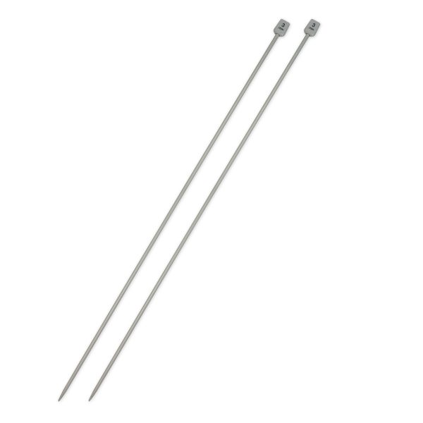 UNIQUE KNITTING Single Point Knitting Needles 30cm (12 ) Aluminum - 3mm US  2 Cheap