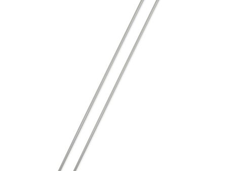 UNIQUE KNITTING Single Point Knitting Needles 35cm (14 ) Aluminum - 3.5mm US 4 Supply