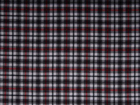 Abbey Printed Flannelette - Plaids - Grey on Sale