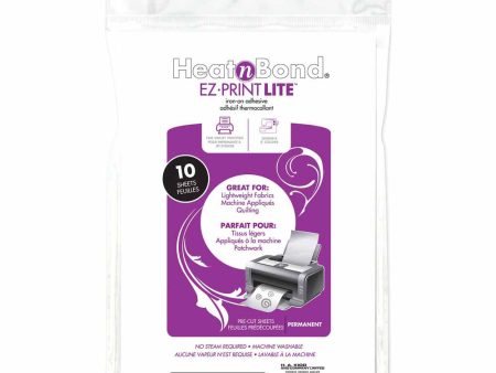 HEATNBOND EZ Print Lite 10 pcs - 22 x 28cm (8½  x 11 ) For Cheap