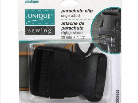 UNIQUE SEWING Parachute Buckle - Plastic - 38mm (1½ ) - Black Supply