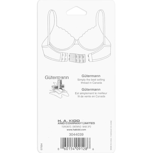 UNIQUE SEWING Bra Back Extender - Black - 76mm (3 ) Supply