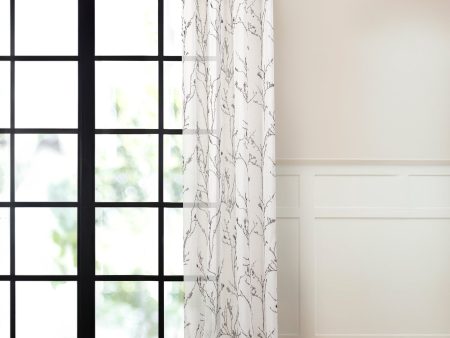 Grommet curtain panel - Eden - Grey - 54 x 85   For Discount