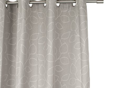 Grommets curtain panel - Aurelia - Grey Online Hot Sale