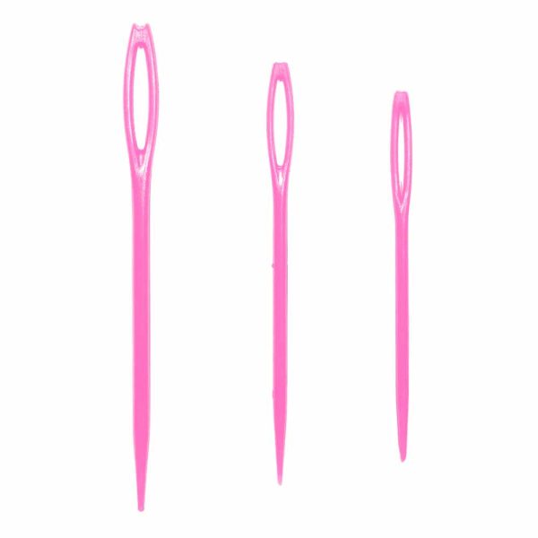 UNIQUE KNITTING Yarn Needles - Plastic - 3 pcs Online now