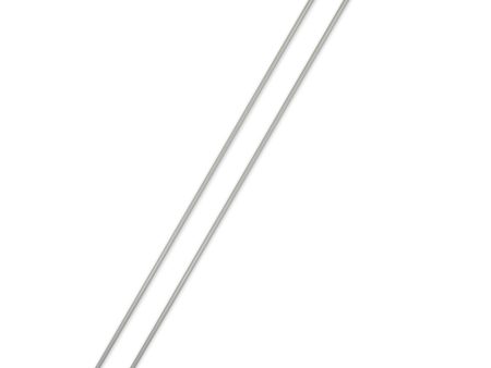 UNIQUE KNITTING Single Point Knitting Needles 35cm (14 ) Aluminum - 3.25mm US 3 Supply