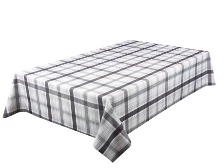 Tablecloth - Maxwell Plaid - Black Sale