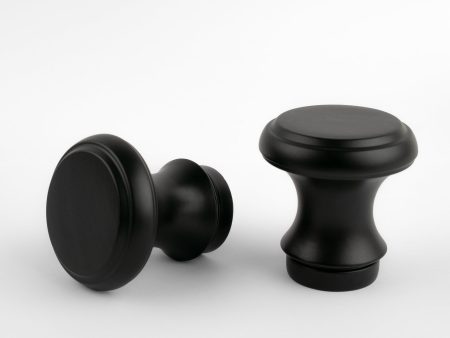 Metal finial for 19mm rod - Newton - Black Supply