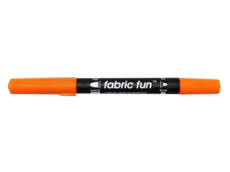 FABRIC FUN Dual Tip Fabric Marker - Fluorescent Orange Online Sale