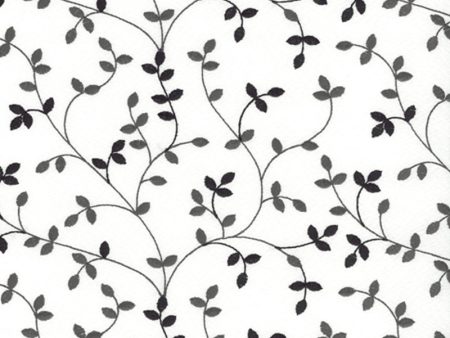 Home Decor Fabric - Seduction B27 - black, grey, white Fashion