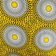 African Print - Cercles - Yellow Online