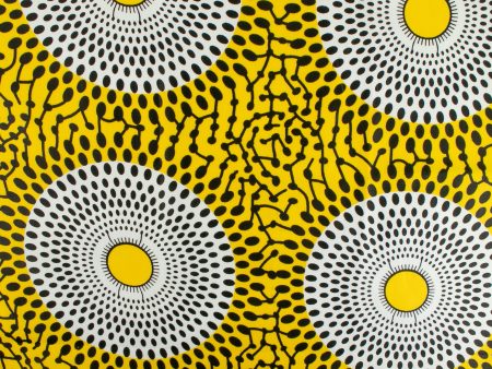 African Print - Cercles - Yellow Online