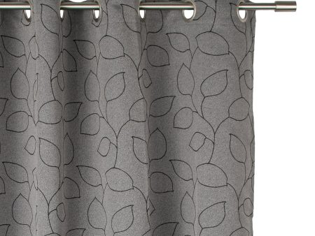 Grommets curtain panel - Aurelia - Black Online now