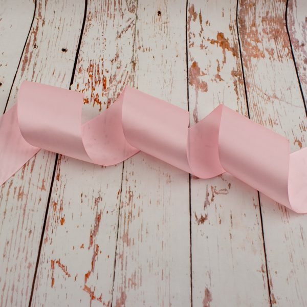 60mm Double Faced Satin Ribbon - Pink Online Sale