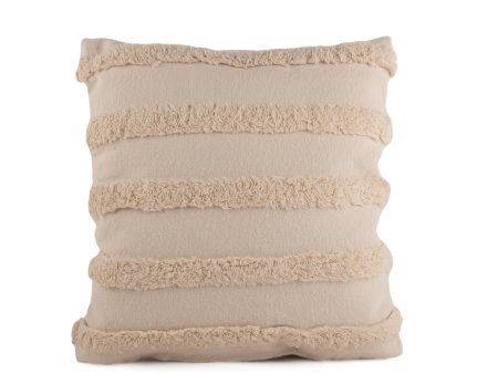 Decorative Cushion - Caterpiller - Offwhite - 18 x 18   Hot on Sale