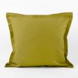 Decorative cushion cover - Cotton canvas Lyon - Green - 18 x 18   Hot on Sale