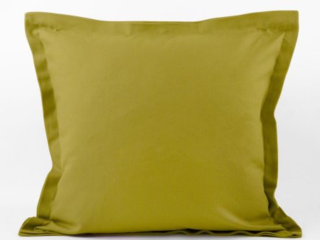 Decorative cushion cover - Cotton canvas Lyon - Green - 18 x 18   Hot on Sale