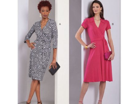 V1952 Misses  Wrap Dresses Online