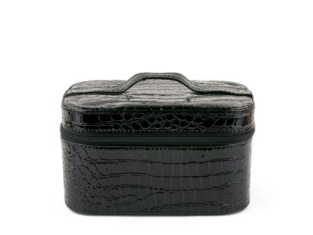 Pleather Box 20.5 x 14.5 x 11.5CM - Alligator Fashion