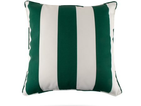 Decorative Outdoor Cushion Cover - Bombay - Cabana - Green - 20 x 20in Sale