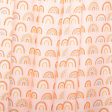 CAMELOT Quilting cotton - Boho Galaxy collection - Rainbow - Peach Fashion