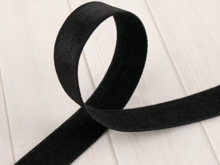 20mm Nylon Spandex Bra Strap - Black For Cheap