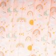 CAMELOT Quilting cotton - Boho Galaxy collection - Rainbow   Moon - Peach Online Hot Sale