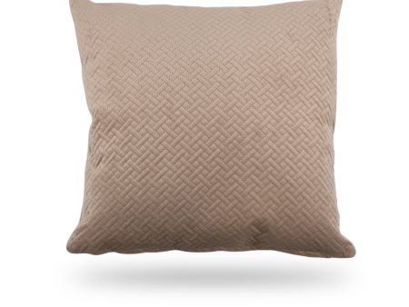 Decorative Cushion - Basketweave - Taupe - 20 x 20   on Sale