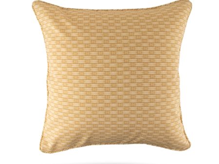 Decorative Outdoor Cushion Cover - Bombay - Kawai - Tan - 20 x 20in Hot on Sale