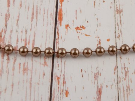 10mm Plastic Beads - Brown Cheap