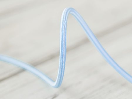 3.5mm Elastic Cord - Light Blue Online now