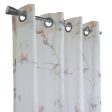 Grommet curtain panel - Bloom - Coral - 52 x 84   For Discount