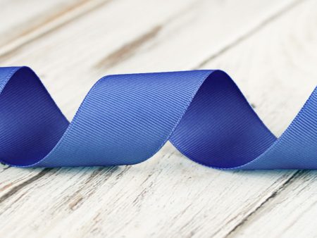 38mm Grosgrain Ribbon - Med Blue Online Hot Sale