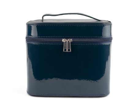 Pleather Box 23 x 17 x 20CM - Shiny Navy Sale